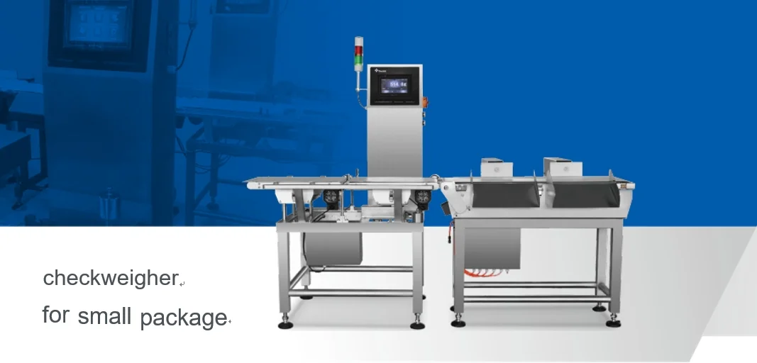 End Packaging Averguard Checkweigher Machines for Food and Beverage Industry Inline Weighing System
