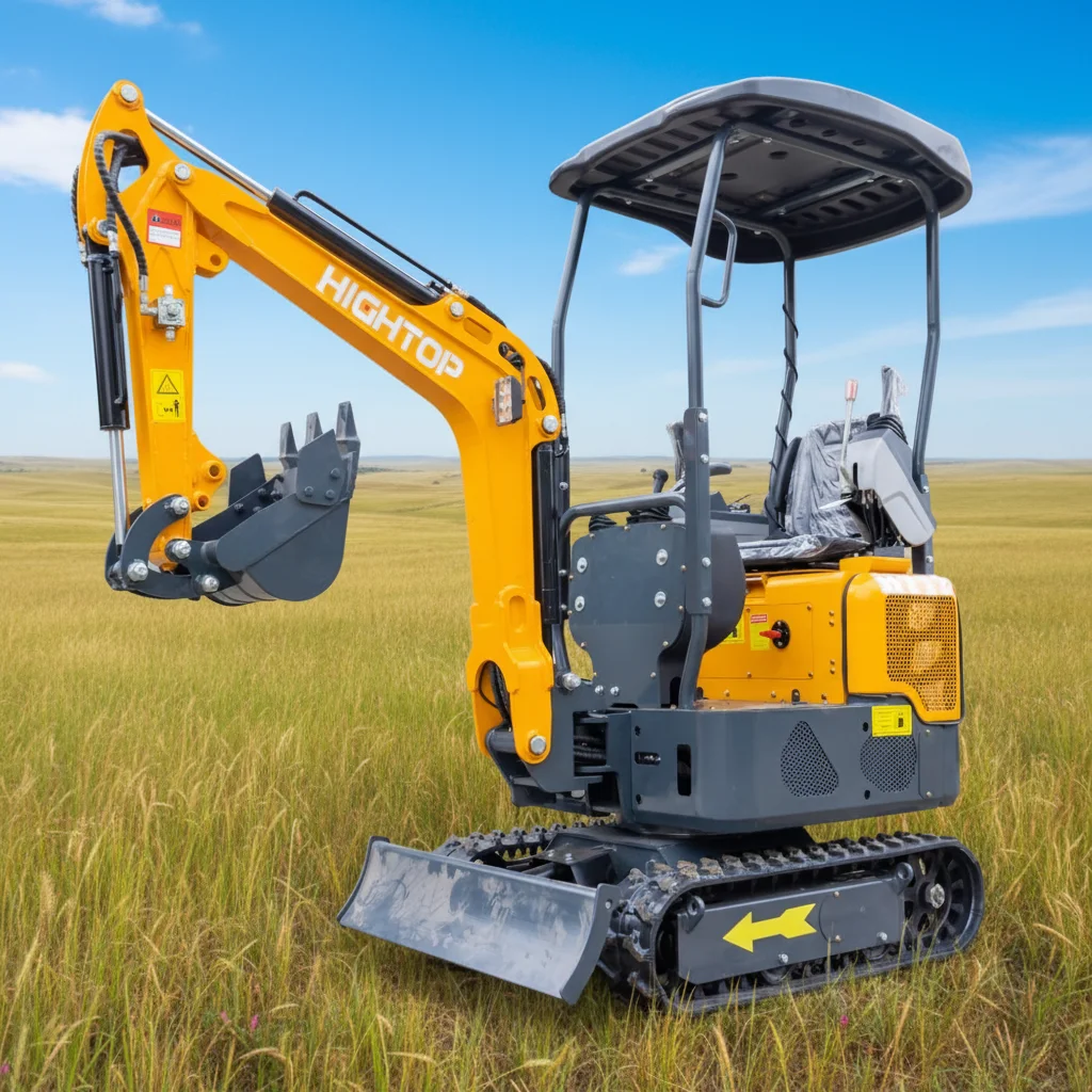 Fabrikadan Doğrudan Çin Mini Kazı Makinesi, Paletli Ekskavatörler, İyi Fiyatlı 1,2 Tonluk Mini Paletli Ekskavatör