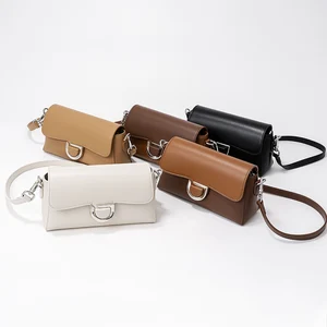 Custom Wholesale 2026 Ladies High Quality Sling Small Fashion Vintage Genuine Leather Women's Crossbody Shoulder Bags