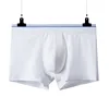 White with blue stripe