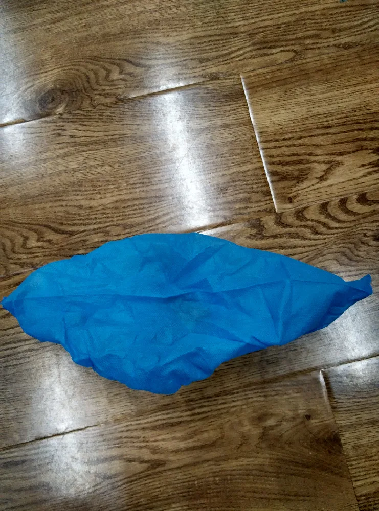 
Одноразовая Нетканая синяя крышка для обуви overshoes Cleanroom PP, автоматическая крышка для обуви 