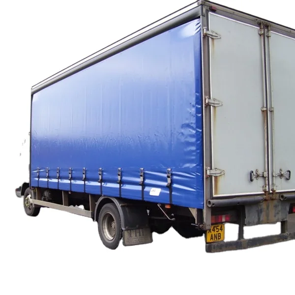 Заказной размер 18oz виниловое покрытие из полиэстера для грузовика с брезентом для бортового прицепа