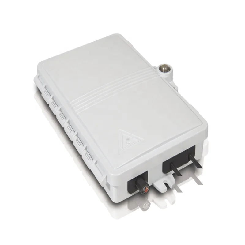 2 Core Fiber Optic Cable Splitter Box Ftth Optical Distribution Box With 2 Fibers Ports Wall