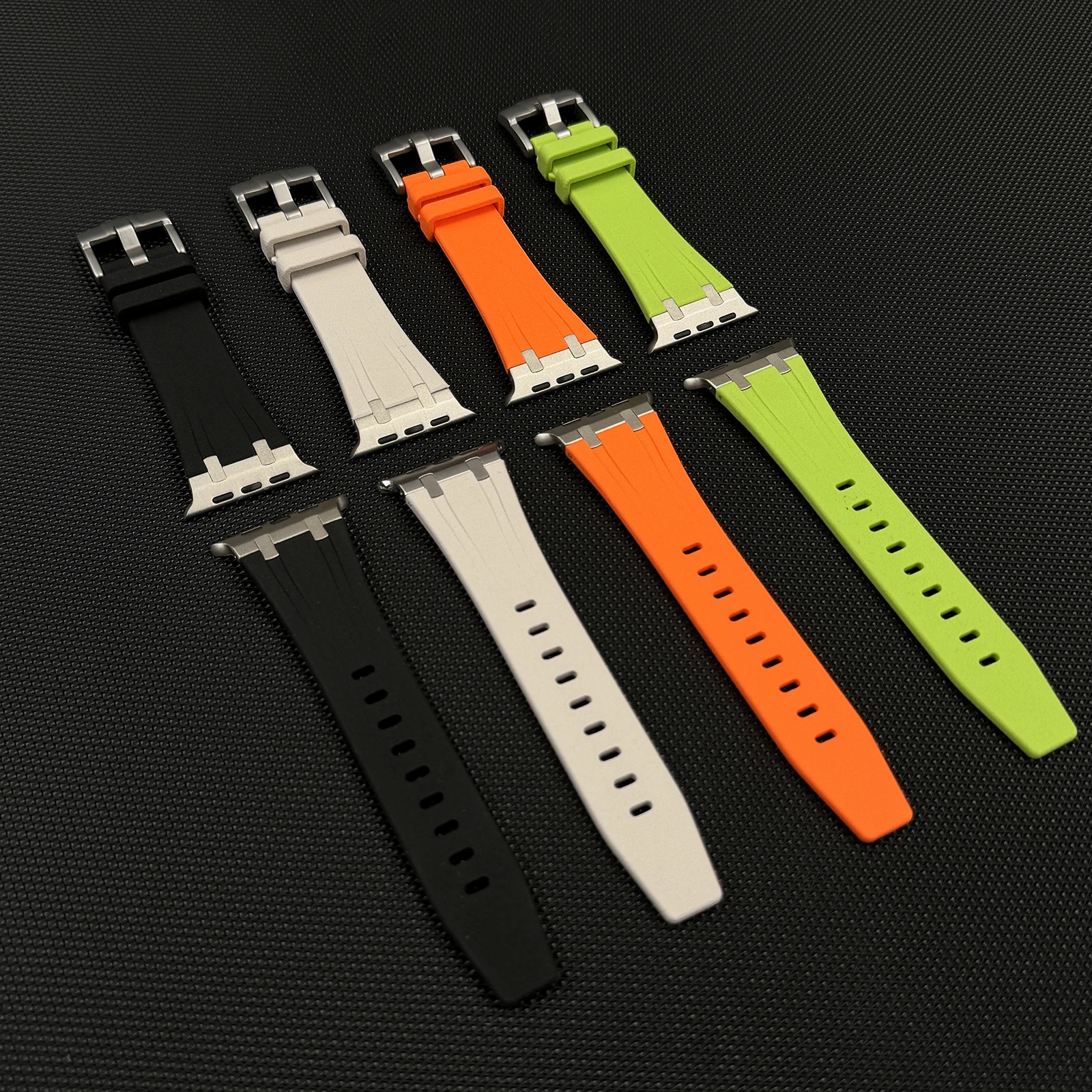 Silicone Replacement Band Watch Straps for Apple Smart Watch AP Stone Band for Apple Watch 9 8 7