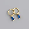 YHE0252 Blue Stone-Gold Color