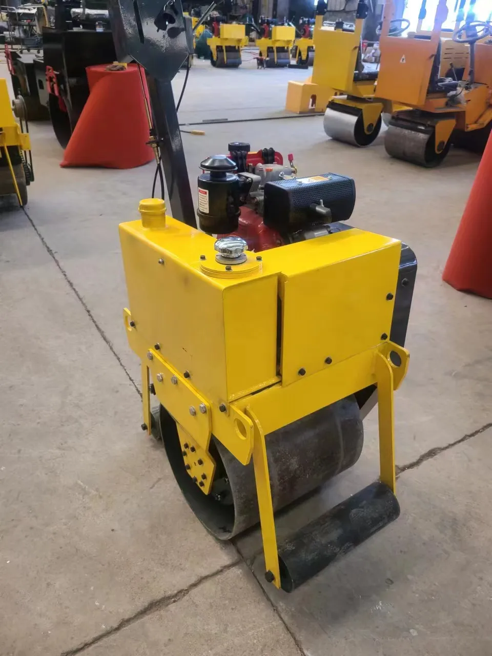 Гидравлический дорожный мини-каток с Одним Барабаном Вибрационный каток