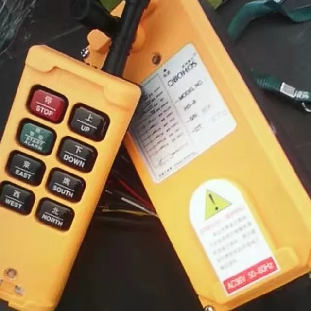 HS8 Industrial 6 Button Overhead Crane Radio Transmitter Remote Control