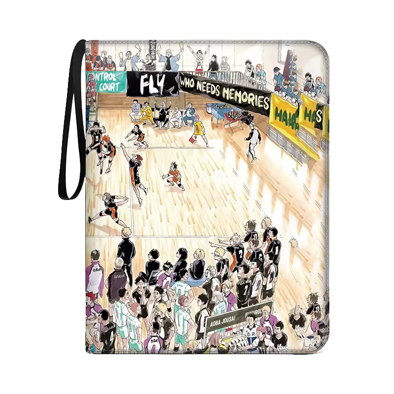 PU Leather Card Album Book - Anime Demon Slayer DBZ Haikyuu