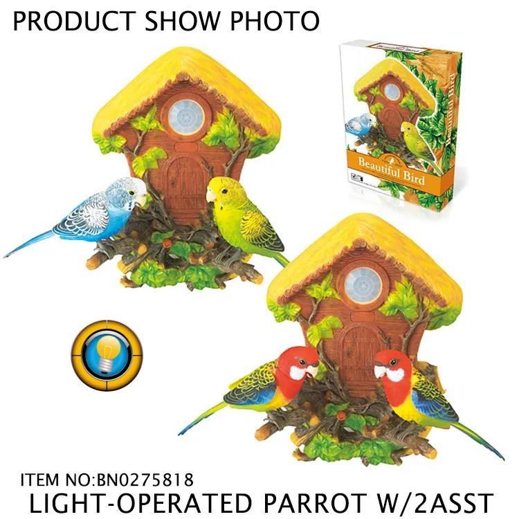 
 B/O забавные декоративные красивые легкие игрушки с двумя птицами, игрушка-попугай  