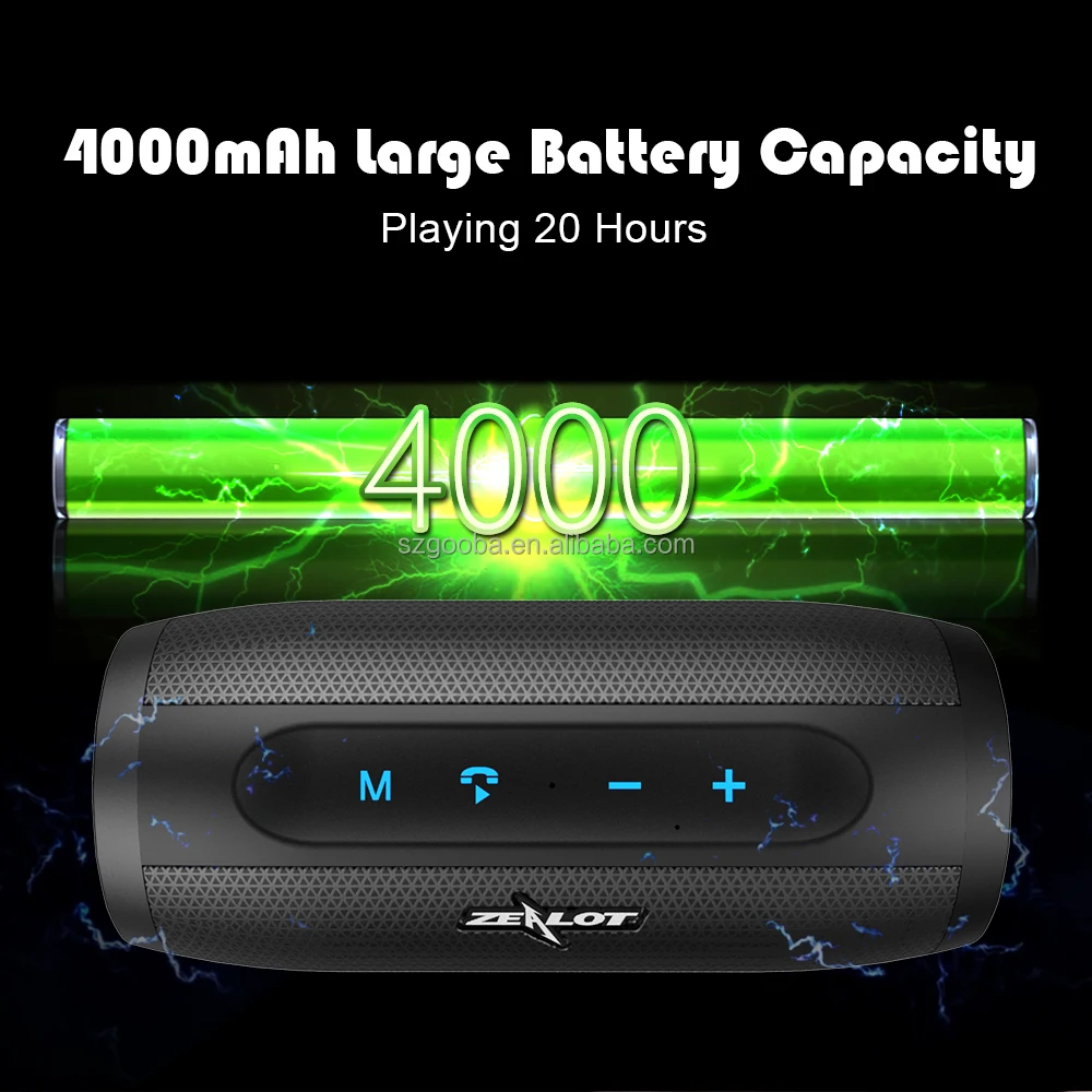 S16 Newest Super Bass Desktop Sports Handsfree Portable Waterproof Outdoor Mini True Wireless Speaker - ANKUX.COM