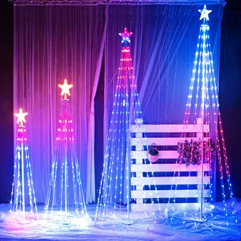 Christmas decorative Supplies KING YI pixel led lights tree Indoor Outdoor for holiday lighting garden Party Wedding linterna