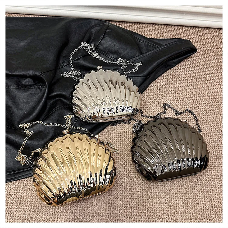 Acrylic Seashell Shape Handbags - Perfect for Party Fashion display picture 1