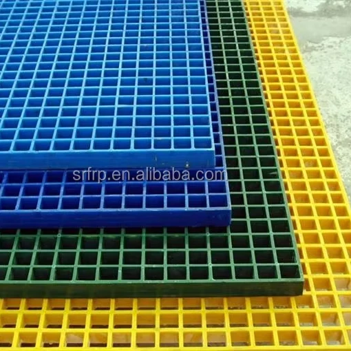 FRP grating fiberglass grating walkway with gritted surface for anti-slip solution