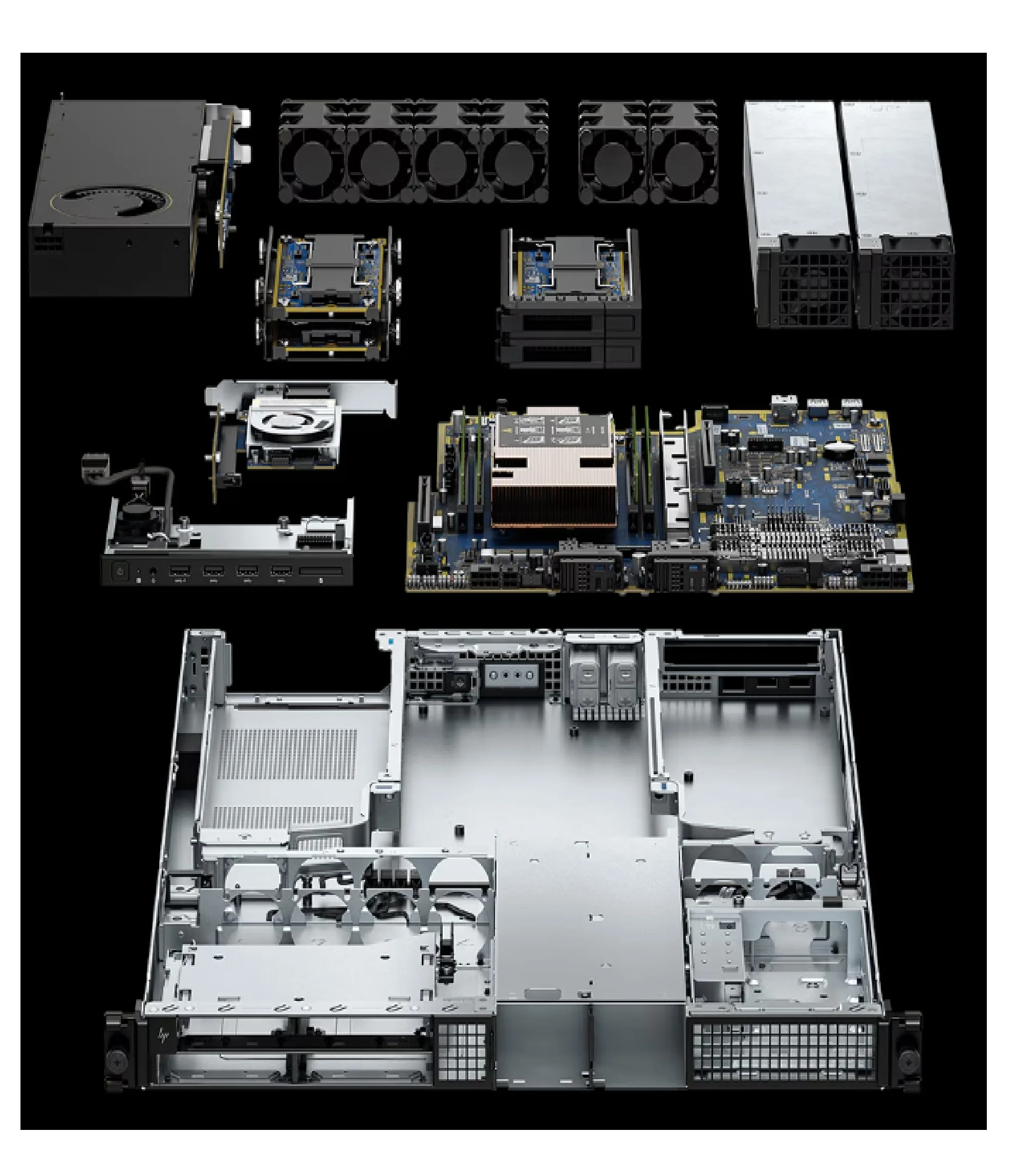 HP Z4 Rack G5 Workstation - Intel Xeon W7-2495X & NV RTX A6000