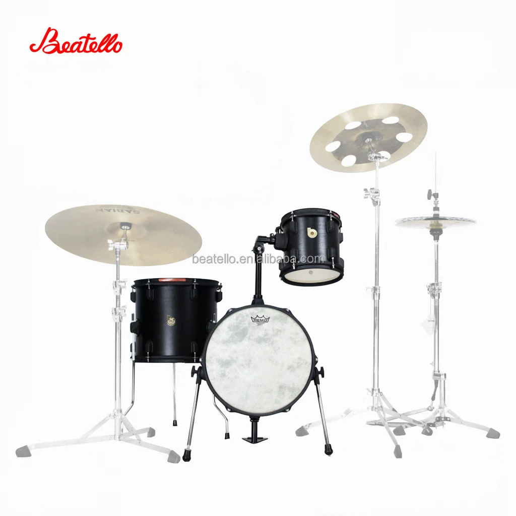 Beatello アコースティック ジャズ ドラムセット 3ピース 楽器 打楽器 