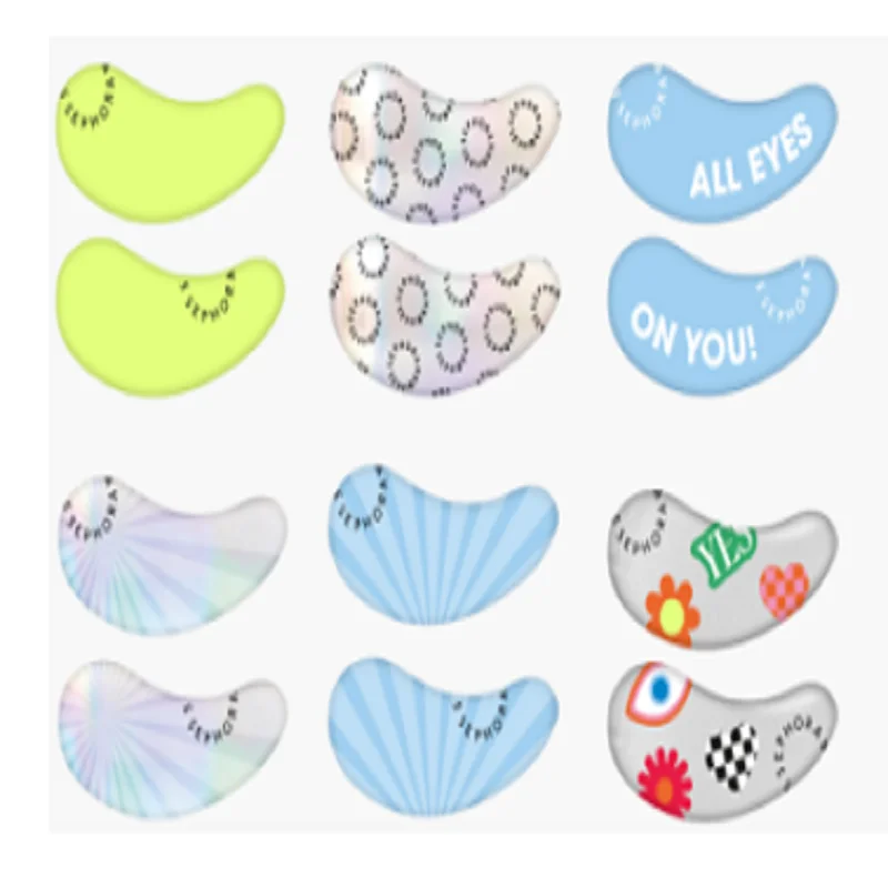 Crossborder New Multicolor Hot Eyelash Silicone Eye Patch Universal Grafted Eyelash Ultrathin