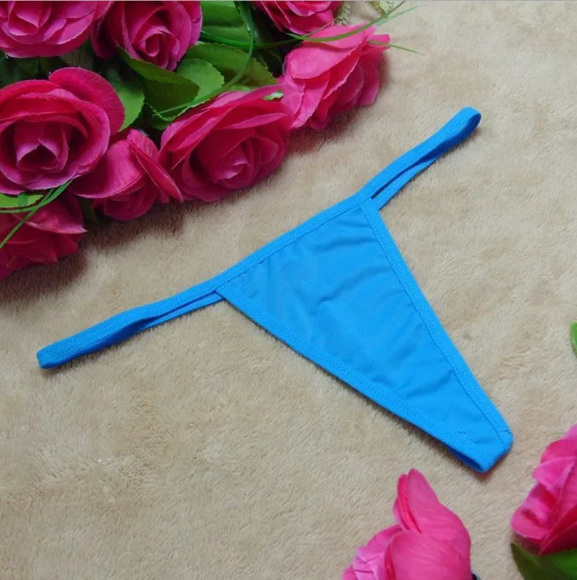 Factory Sales Solid T Back Micro Modal Underwear Women Sexy G-String Women Panties Sexy Underwear for Lady Thong Panties Women
