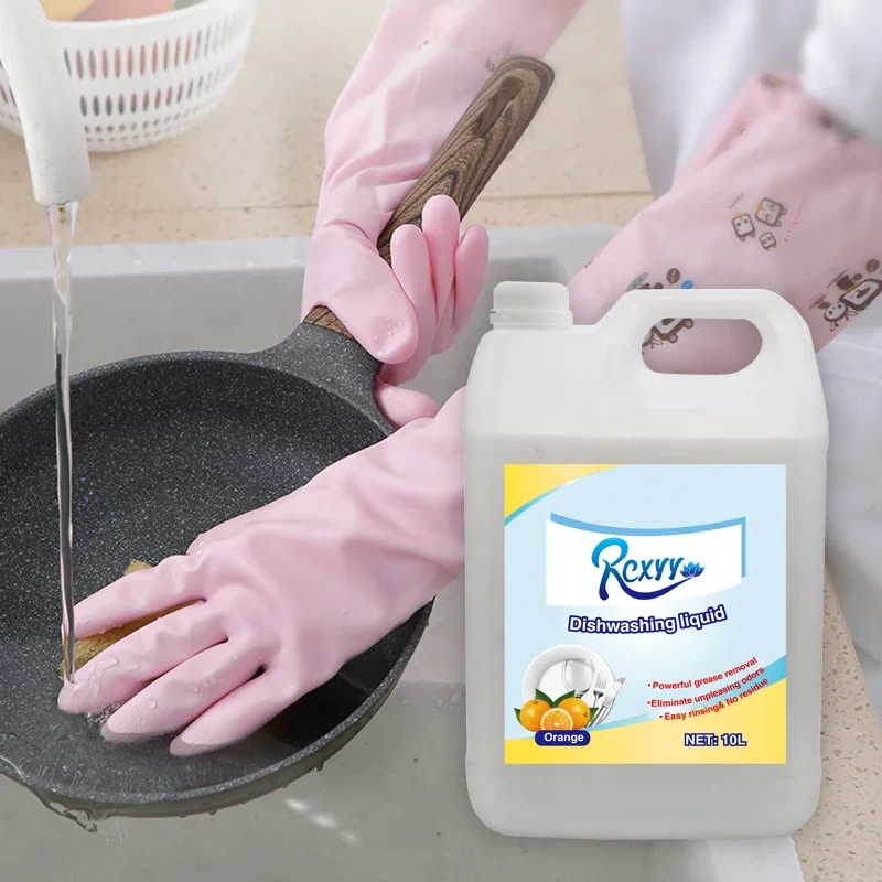 10L private label food grade High Efficiency removal grease eco-friendly Dishwasher Liquid detergent