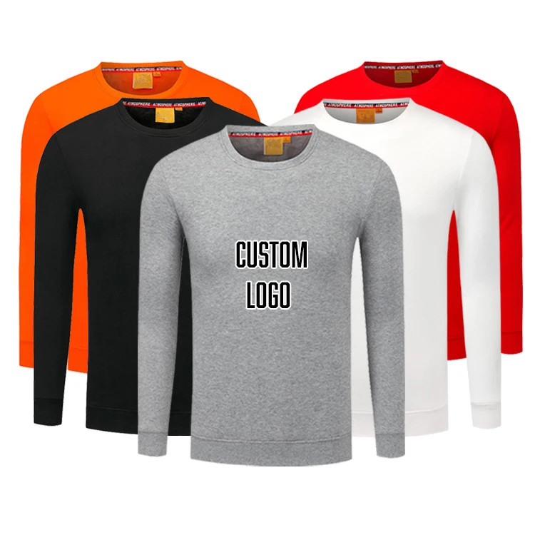 Custom DTG Printing Essentials Hoodies 400gsm Embroidered Logo Sweatshirt Blank Plain Fleece Crewnec