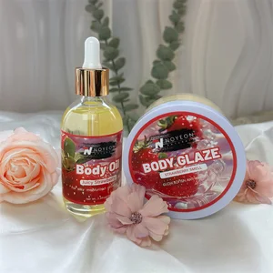 Factory Provide Wholesale Glowing Body Oil Daily Usage 100% Pure Natural Juicy Strawberry Body Oil Wholesale Skincare Products