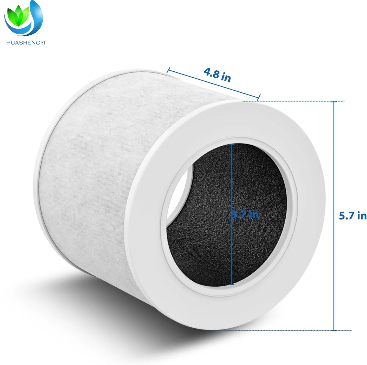 Custom H13 Hepa Filter  Replacement Filter True HEPA  Air Purifier Activated Carbon Filter for LEVOIT Core Mini / Core Mini-P