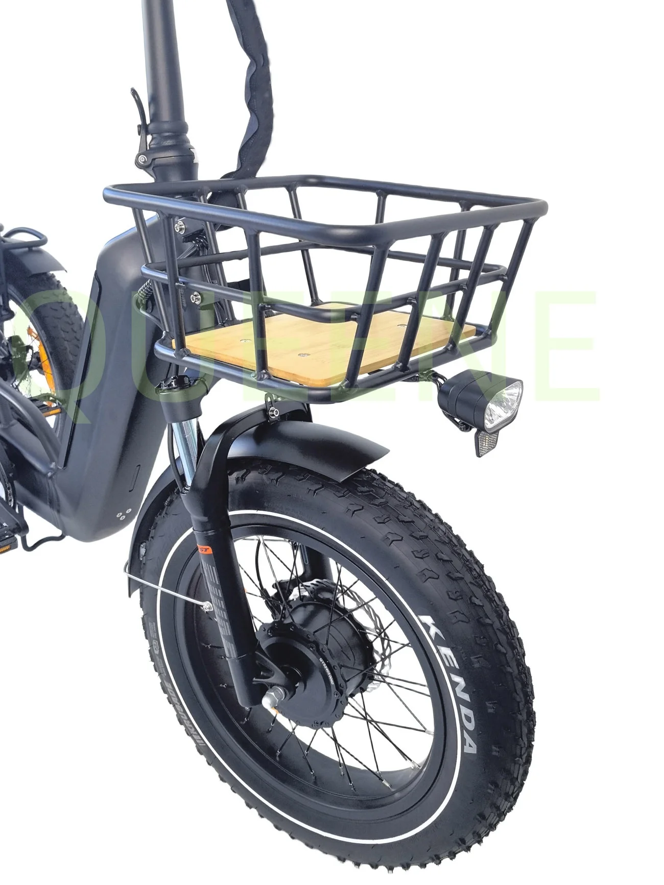 QUEENE/20 Zoll Faltbares Elektro-Dreirad mit Breitreifen, 3 Rdern,  Erwachsenen-Lasten-Elektrofahrrad
