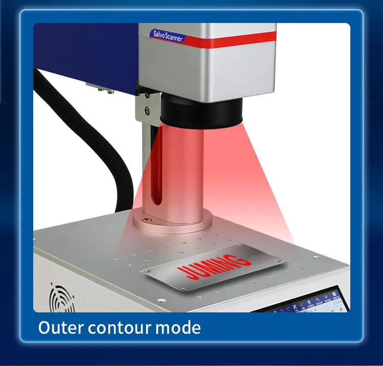 Fiber Laser Marking Machine with Screen 20w 30w MAX Marking  Machine for Stainless Steel, Aluminum and Other Metal Materials supplier