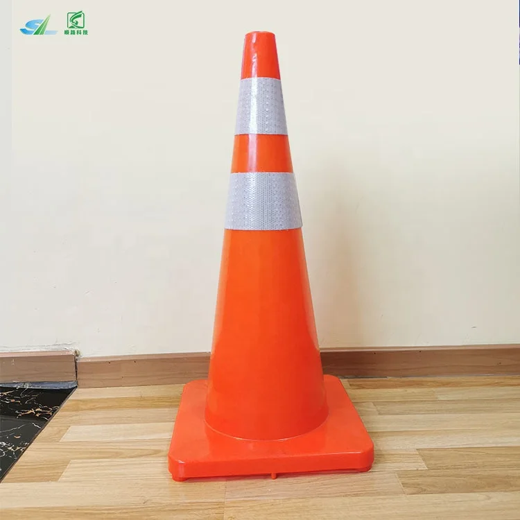 30” pvc reflective traffic cone road safety street cones traffic