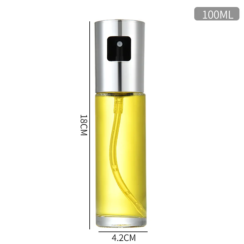 High Quality Promotion Olive Easy Clean Oil Dispenser Sprayer Bottle for Kitchen Cooking Glass Oil Spray Bottle Wholesaler