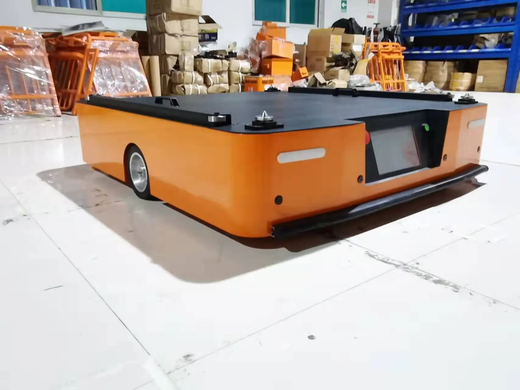 New Design Intelligent QR Code Navigation Material Handling Warehouse Robot Automated Guided Vehicle AGV Robot