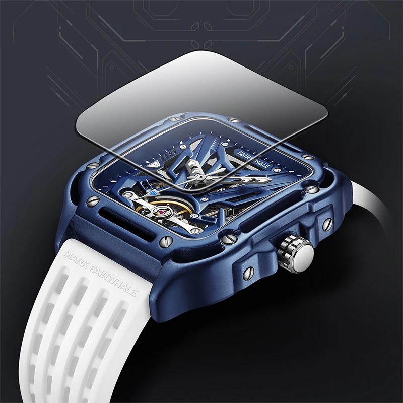 2023 Factory Custom Watch Skeleton Stainless Steel Mechanical Automatic Watches for Mens Watches Luxury
