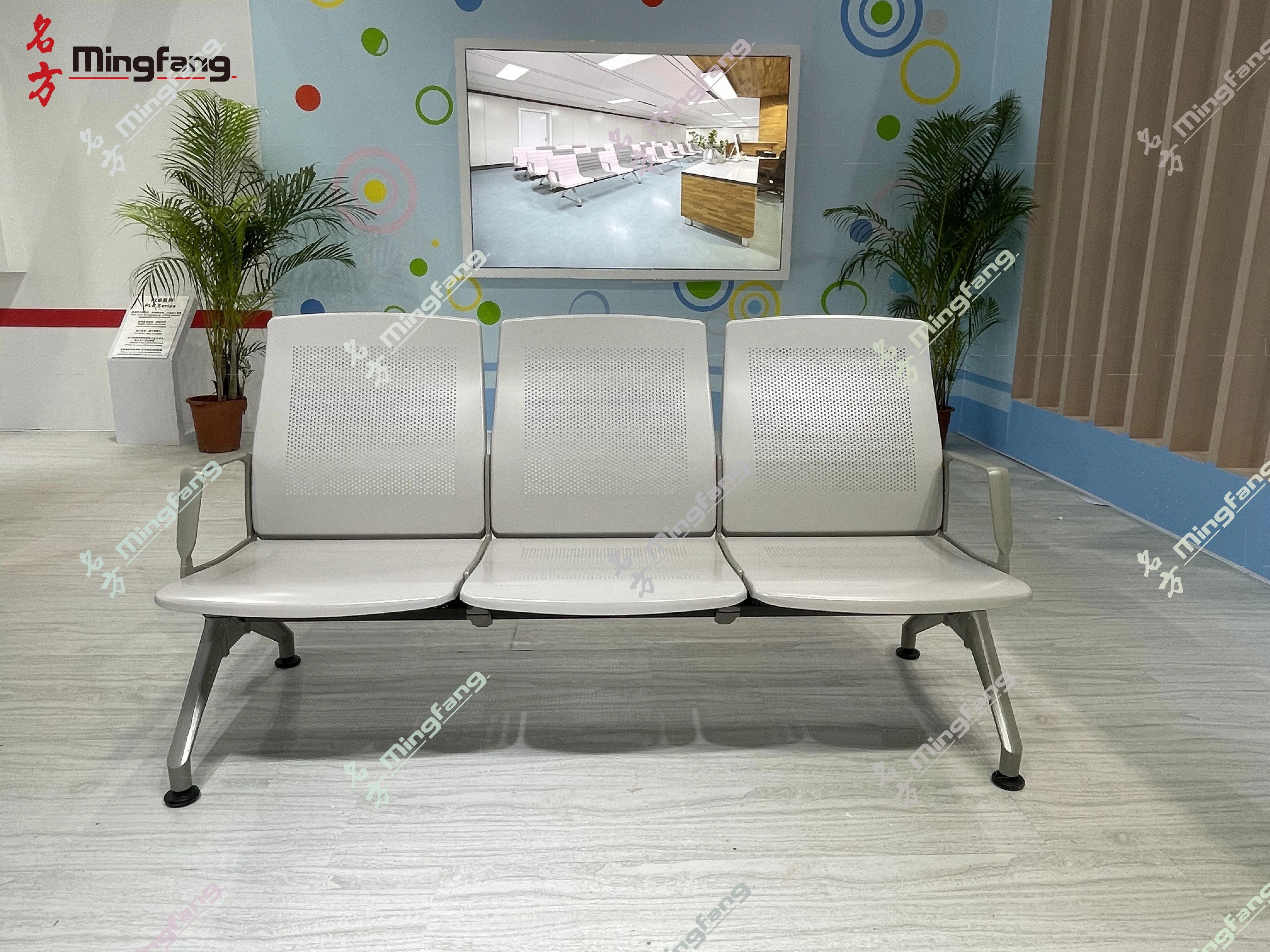 Steel Hospital Waiting Room Chairs For Station Business Airport Seat