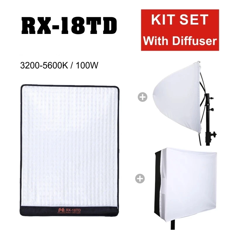 Falcon Eyes RX-18TD 100W LED Light - Flexible Lighting for Video