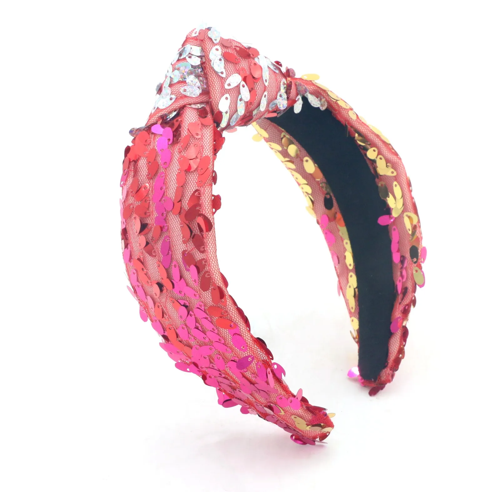 Designer Sequin Jewel Custom Padded Luxury Headband For Women