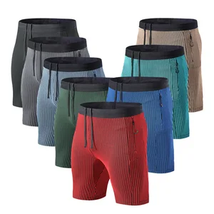 Custom Men's Running Quick Dry Tight Training Biker Shorts for Men Fitness Shorts Men Sports Biking Running Loose Fit