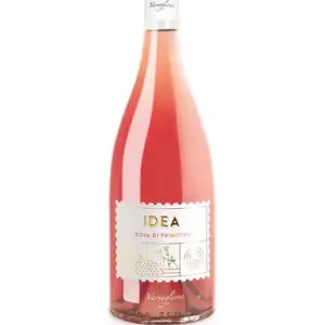 Italian Rosé Wine Primitivo Puglia IGP for Appetizers and White Meat 6 Bottles Per Box