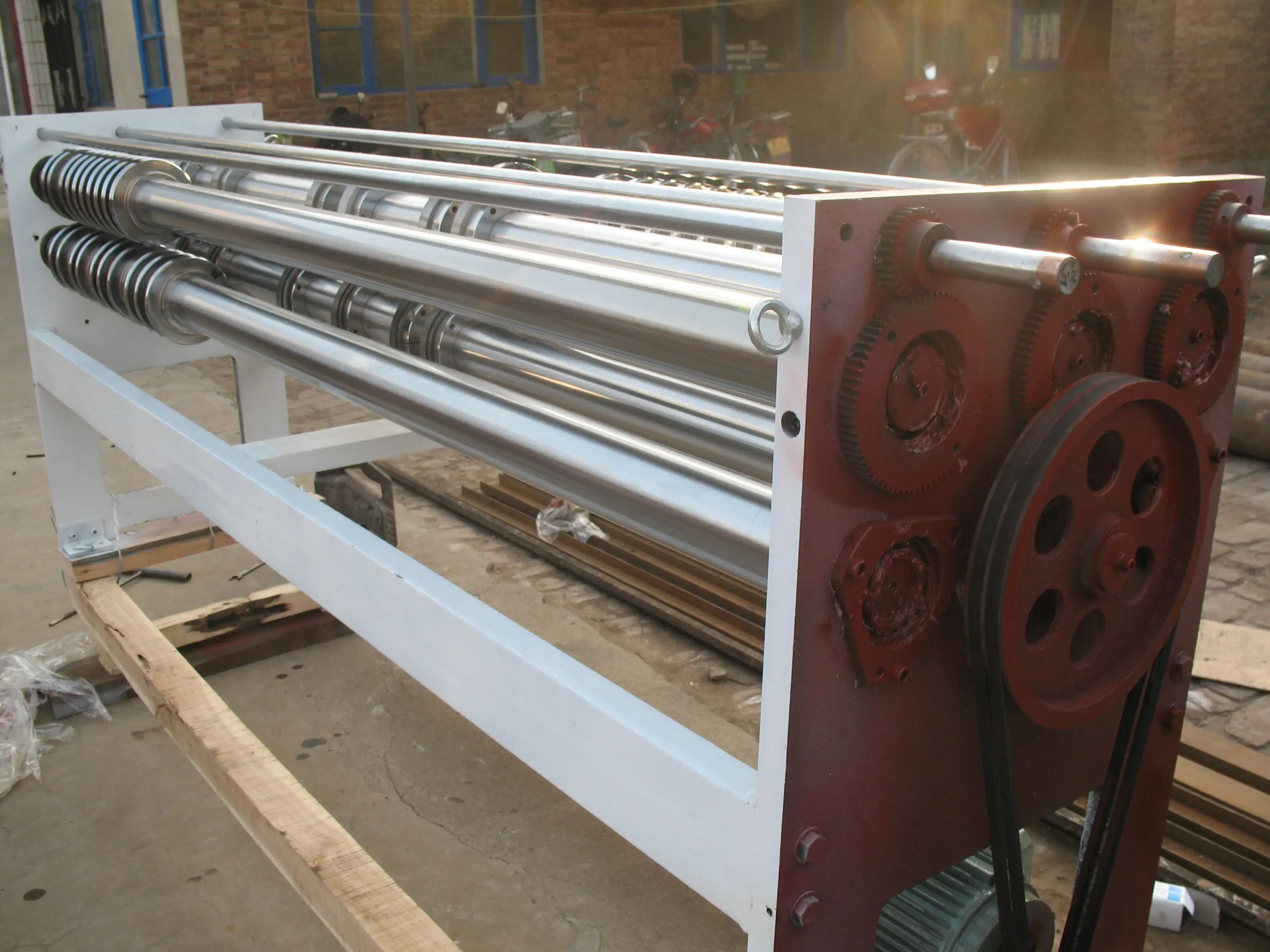 Semi-auto  Corrugated Cardboard  Slitting and Scoring Machine /cutting and Creasing Machine