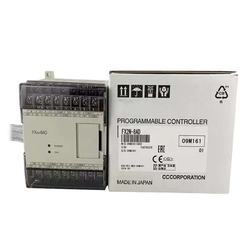 三菱PLCプログラマブルコントローラアナログA/DL変換8チャンネルFX2N