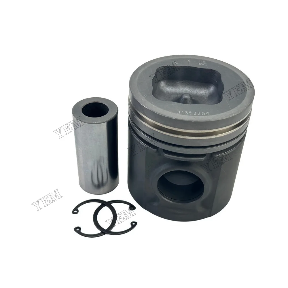 High Performance Piston 3135J258 3135J259 U5LL0038 Suitable for Perkins 1006-6TW Engine Parts