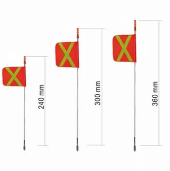 Heavy Duty Safety Flags Reflective Flags For Mining Vehicles Super ...
