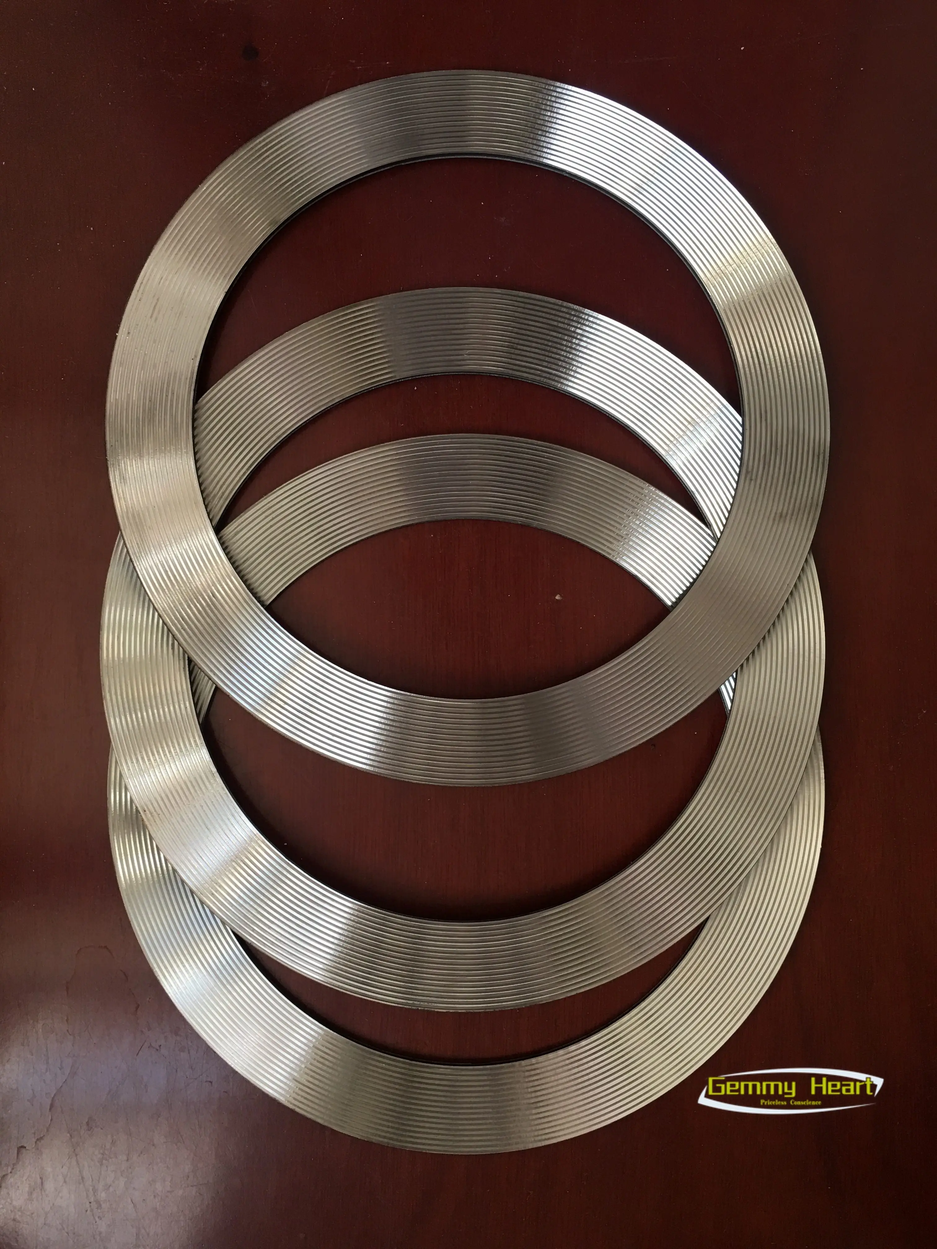 Metal Grooved Camprofile Gaskets Corrugated Gasket Asme B16.20 With