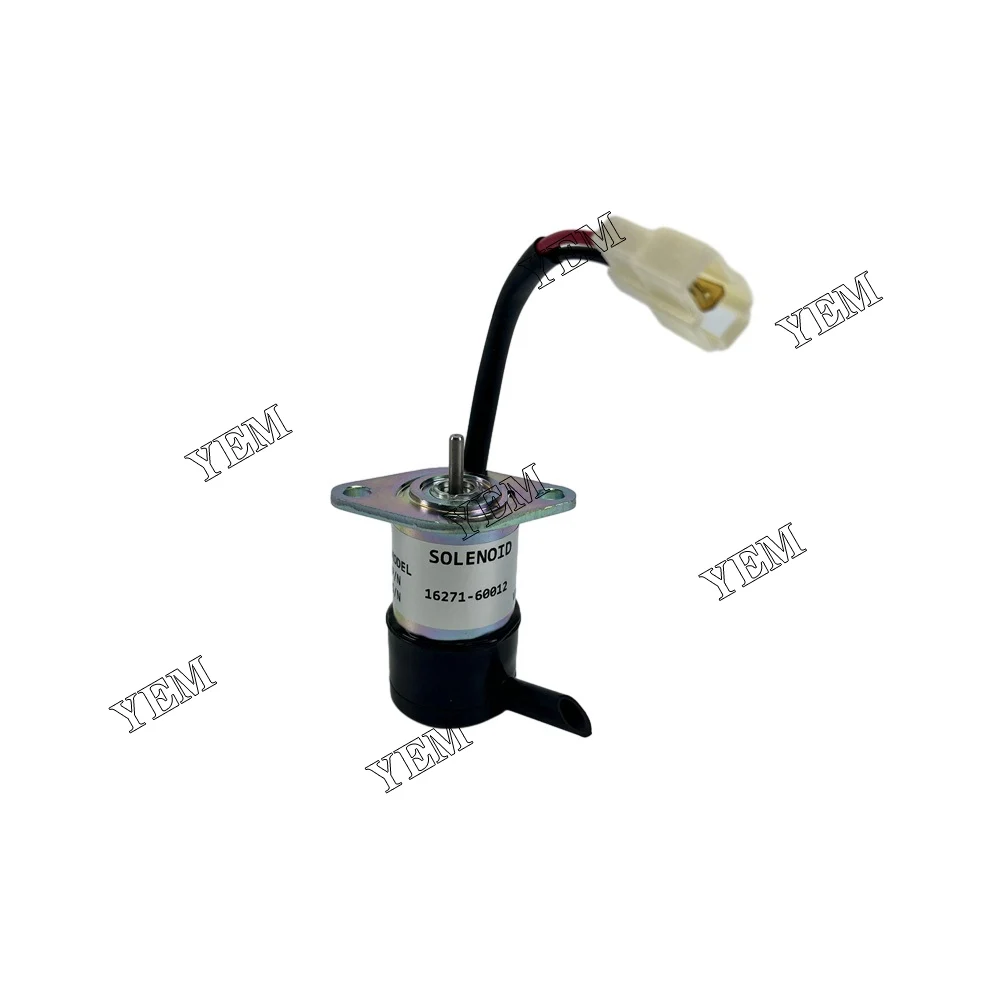 For Kubota Engine Part D1105 12V Solenoid Valve 16271-60012 YK233-12V