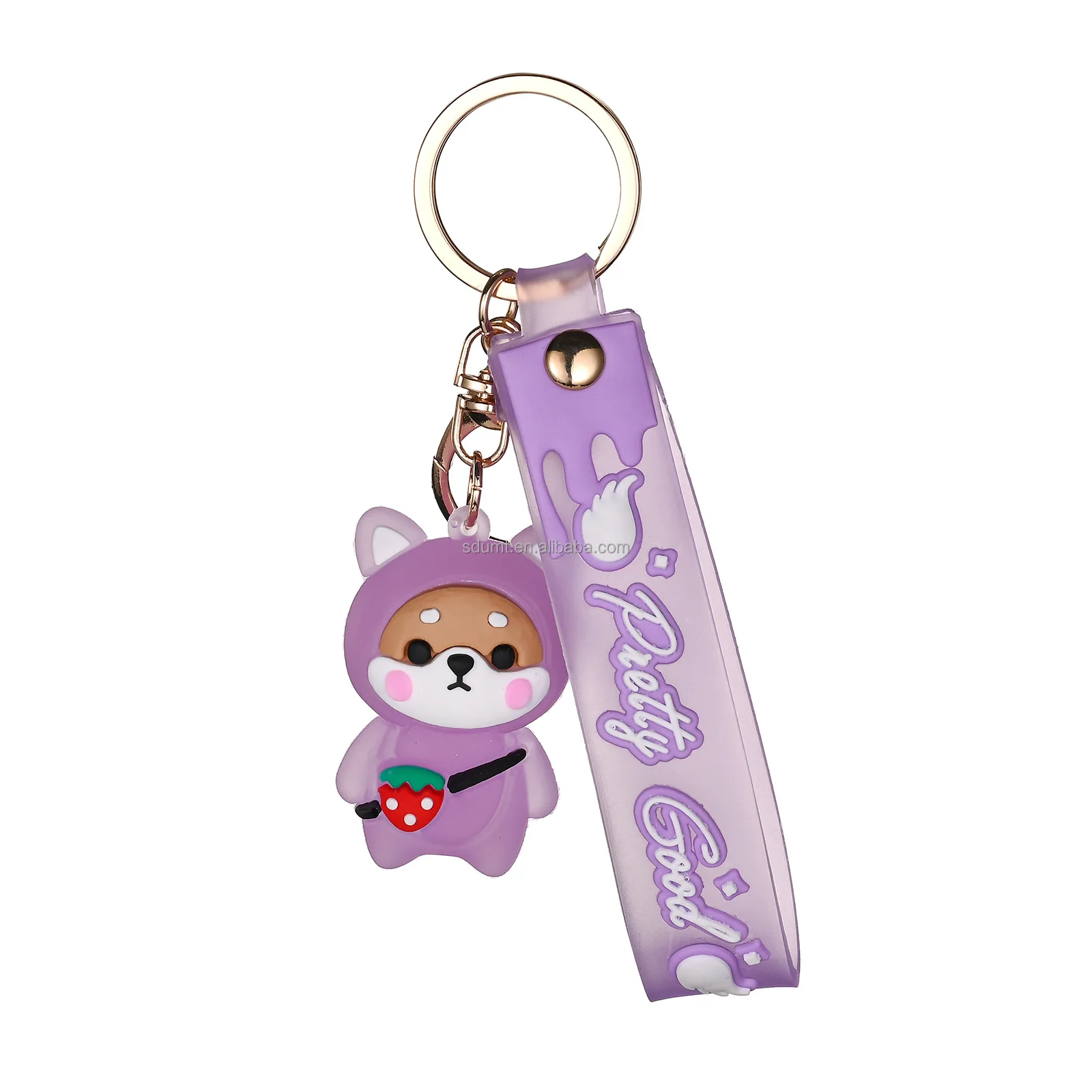 Hot Sale New Bear Keychain Customized Promotional 3d Rubber Custom Soft ...