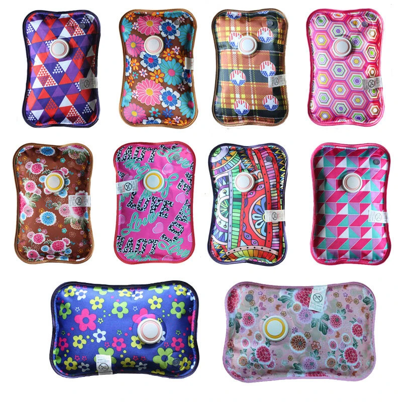 electric warm hot water bottle water filling custom logo electric hot-water bag for body pain