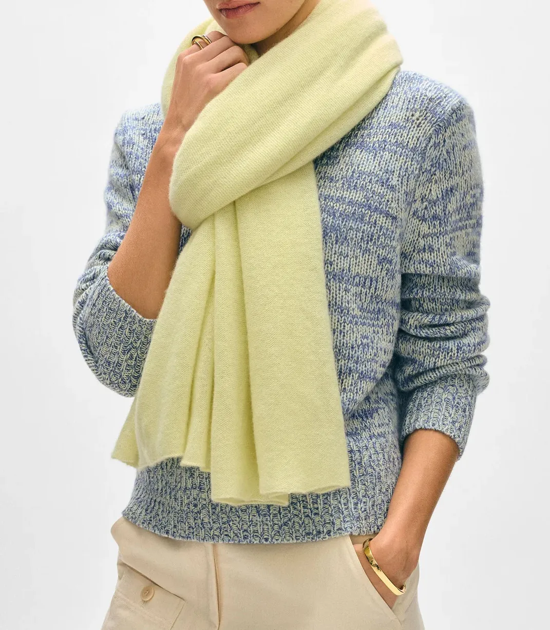 Comfortable and Soft Cashmere Shawl and Scarf for Women Long Style for Autumn and Winter Warmth