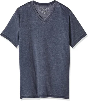 Dark T-shirt For Men Lucky Brand Men's Venice Burnout V-neck Tee Shirt For Men Designer T-shirt
