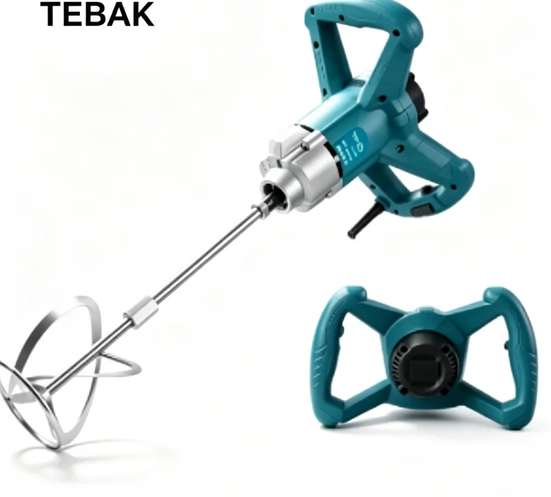 TEBAK Factory Direct-sale Mortar Mixer, Handheld Electric Paint Mixer, Cement Putty Brick Bonding and Grouting Mixing Equipment
