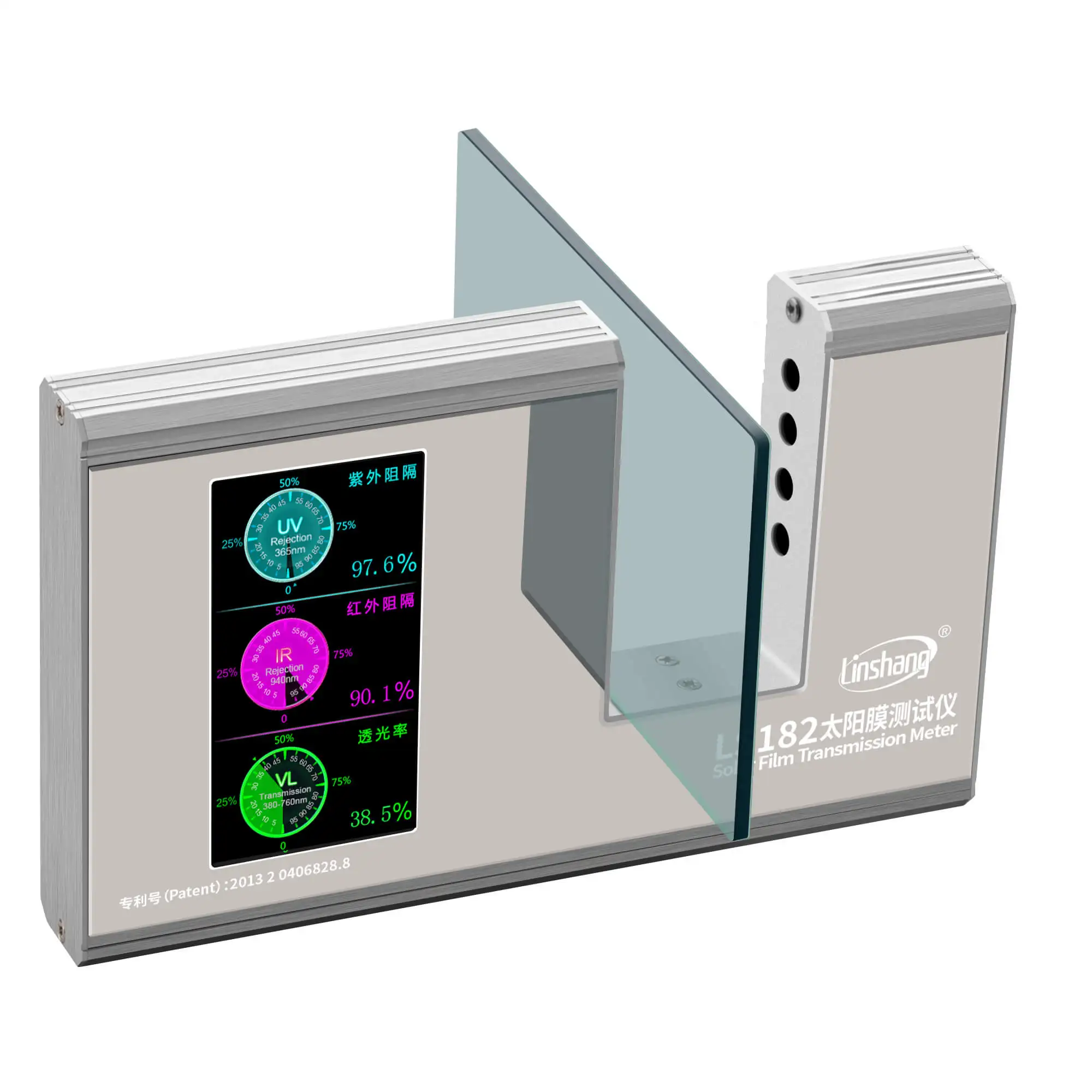 Shgc Window Tint Meter Linshang Ls182 With Uv Ir Rejection Rate Visible