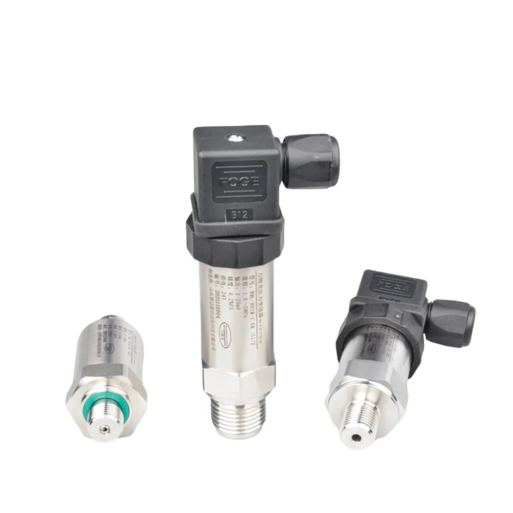 General Purpose Pressure Transmitter 4 - 20mA 2-Wire Signal Output Stainless Steel Wetted Parts 0-10 psi Range 0.25% Accuracy