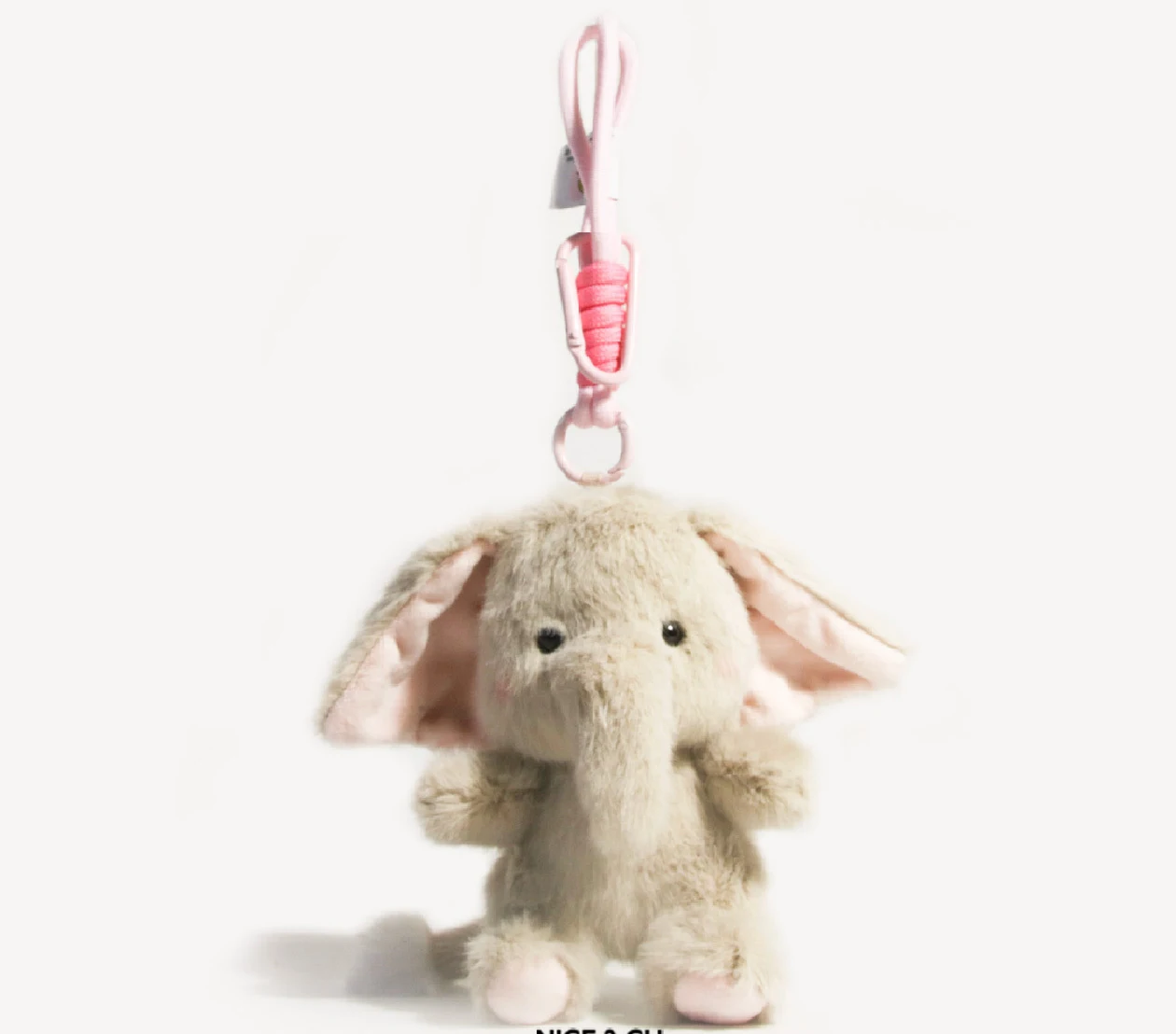 Hecion 2026 Novo Modelo Adorável Pingente de Corda Trançada de Elefante Bebê para Bolsa, Carteira e Chaveiro_voghion.com
